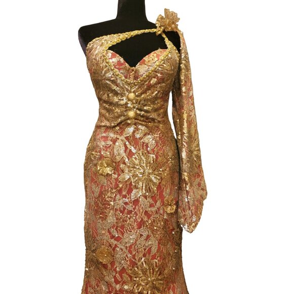 Luxury Couture Designer Party Prom Wedding Evening Cocktail Runway Gown Dress NW - Picture 5 of 16